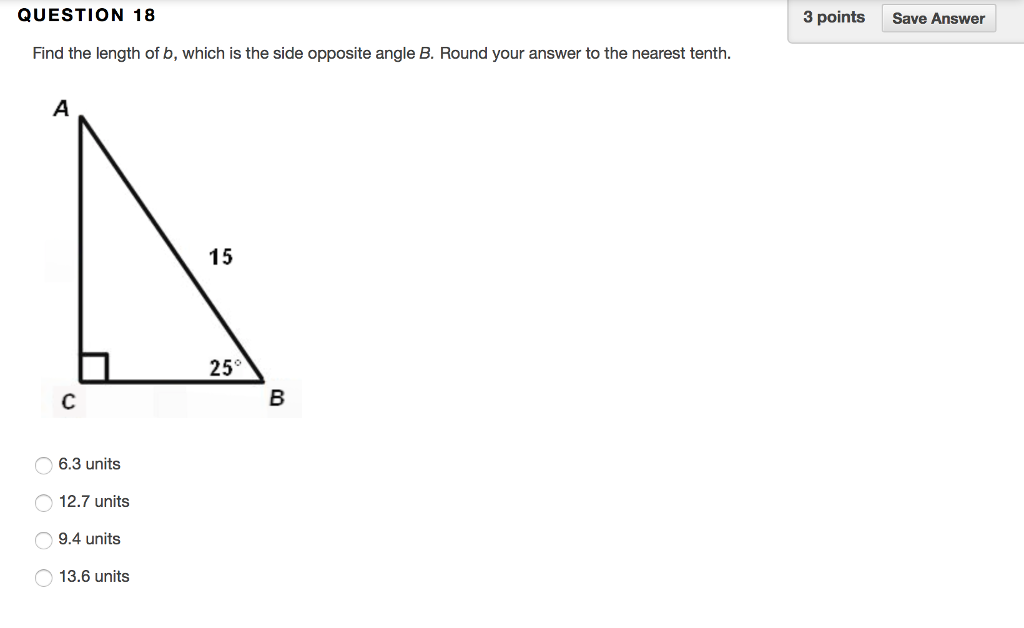 Solved QUESTION 18 3 Points Save Answer Find The Length Of | Chegg.com