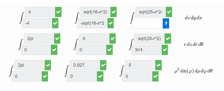 Solved Set Up Integrals In Rectangular Cylindrical And Chegg