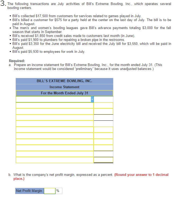 Solved The Following Transactions Are July Activities Of | Chegg.com