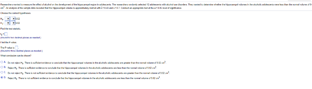 Solved The reseehe approximately nammal wth ?-0.43 and | Chegg.com