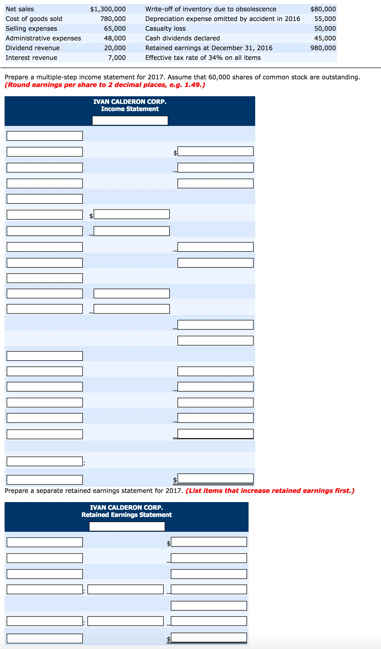 solved-prepare-a-multiple-step-income-statement-for-2017-chegg