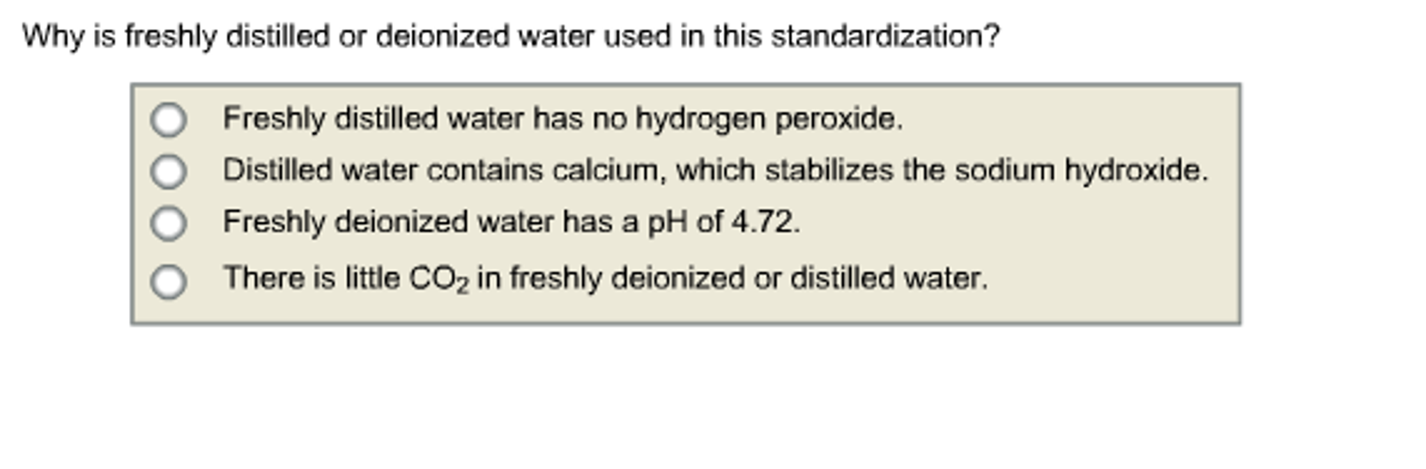 Solved A student prepares a standardized solution of sodium