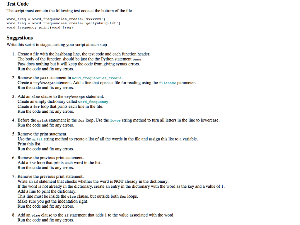 Solved . All scripts must have the hashbang as their first | Chegg.com