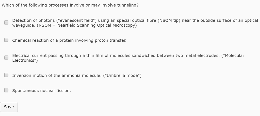 Solved Which of the following processes involve or may | Chegg.com