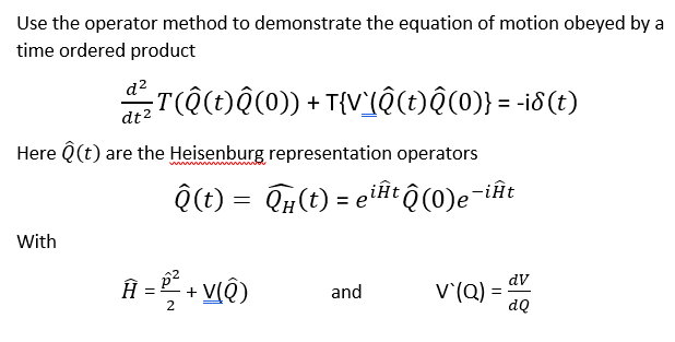 Use the operator method to demonstrate the equation | Chegg.com