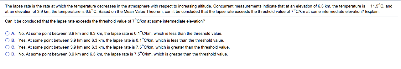 solved-the-lapse-rate-is-the-rate-at-which-the-temperature-chegg