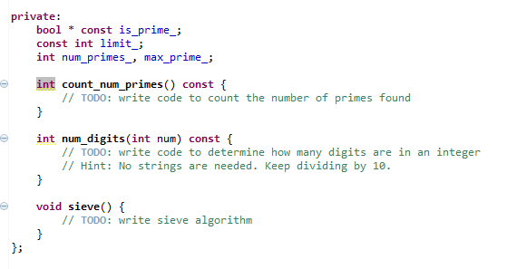 Solved Please use C++ to write these 3 methods, also the | Chegg.com