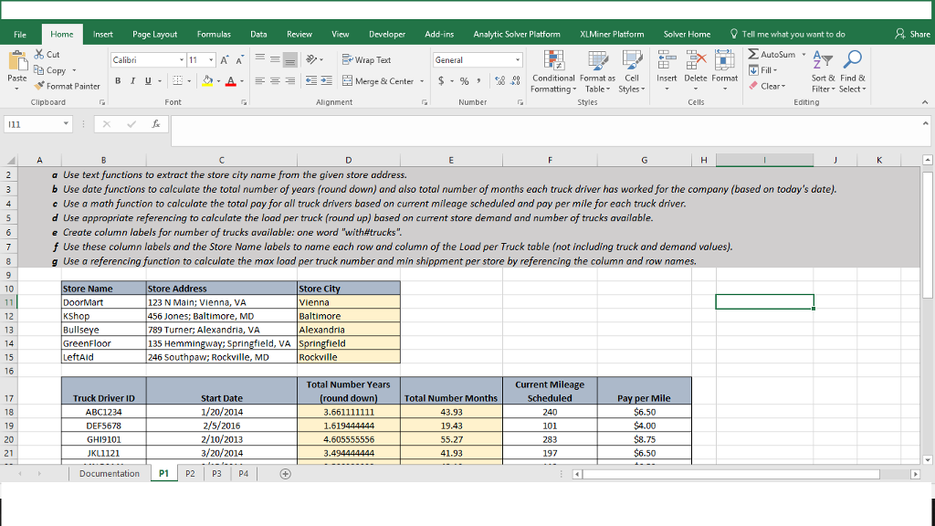 Solved Insert Page Layout FormulasData Review View Developer | Chegg.com