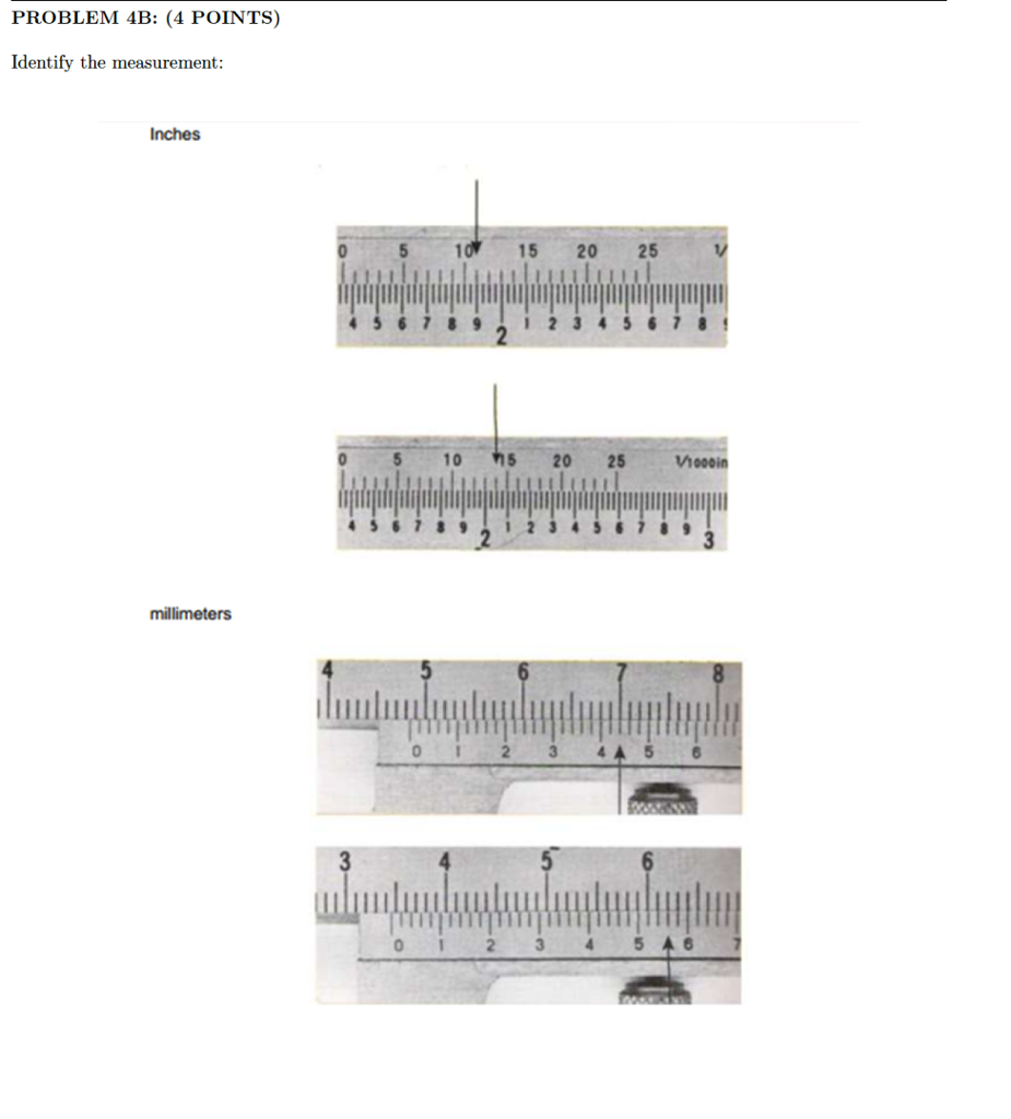 Solved Identify The Measurement Chegg Solved Identify The Measurement Chegg