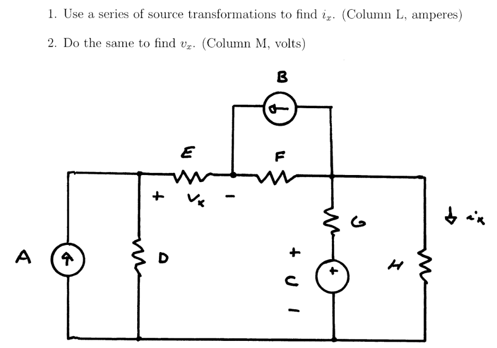 Solved A = 7, B = 2, C = 7, D = 3, E = 3, F = 17 (in amps, | Chegg.com