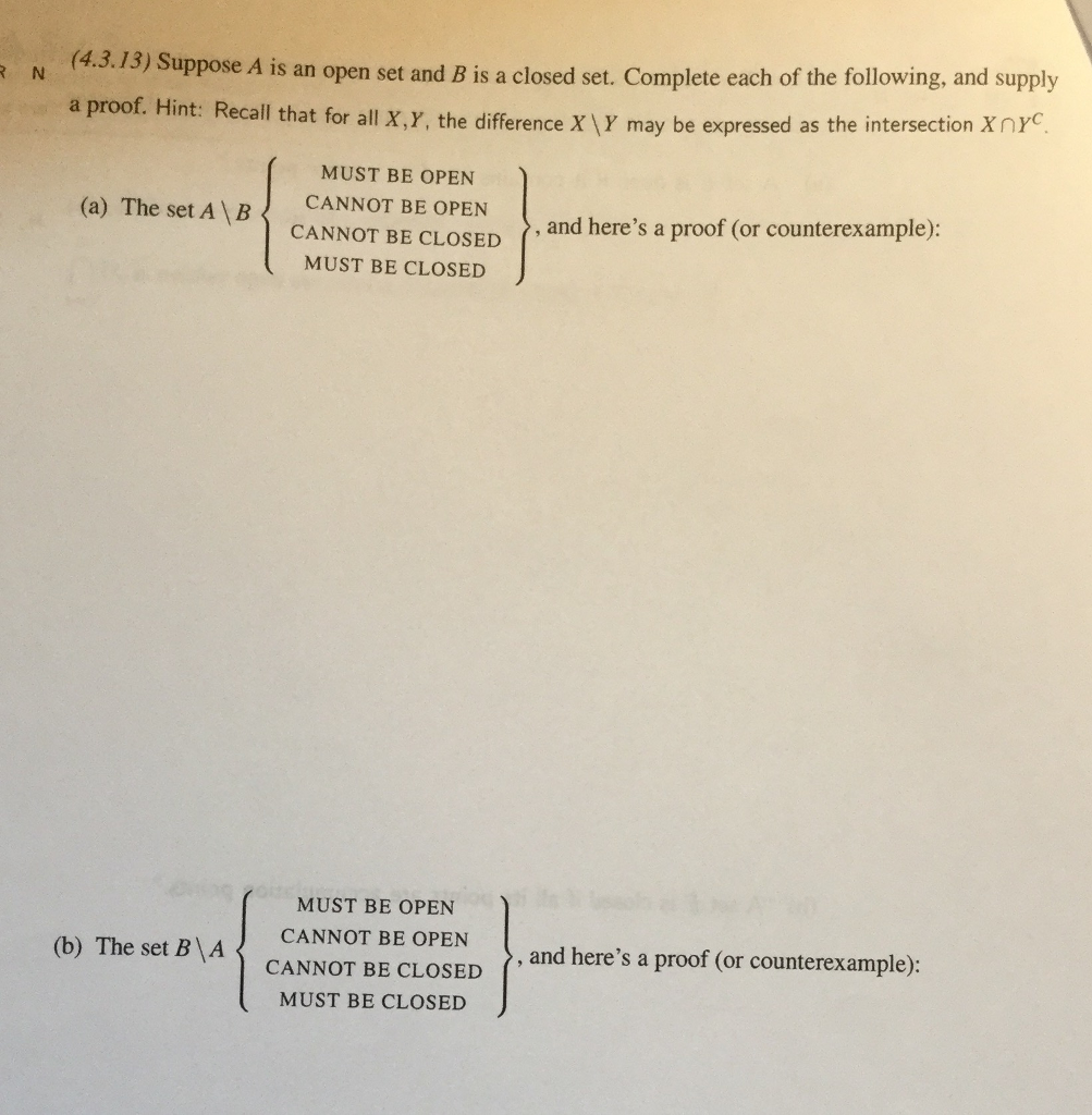 Solved (4.3.34) Each of the following is an  Chegg.com