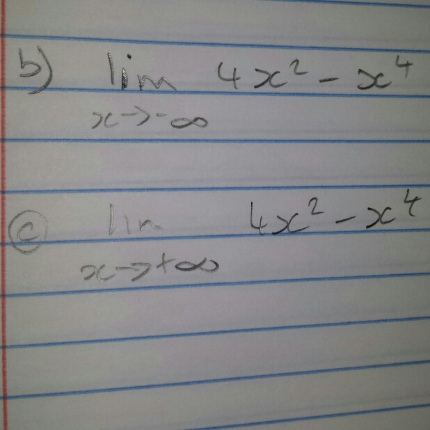 Solved calculate the following limits | Chegg.com