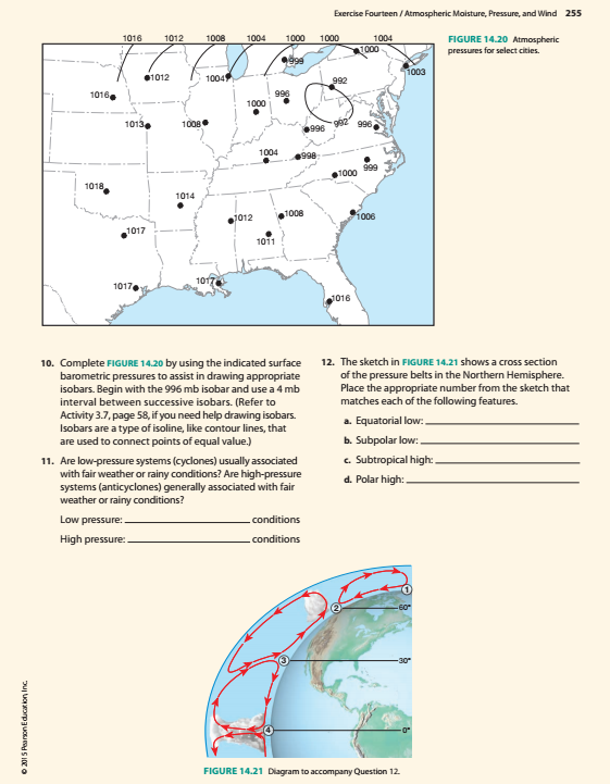 Solved Exercise Fourteen/Atmospheric Moisture, Pressure, and