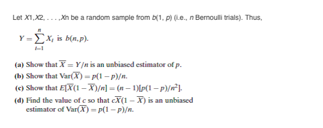 Solved Let X1 X2 Xn Be A Random Sample From B 1 Rho