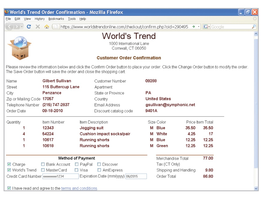 Solved Look At The Figure Below. It Is Customer Order | Chegg.com