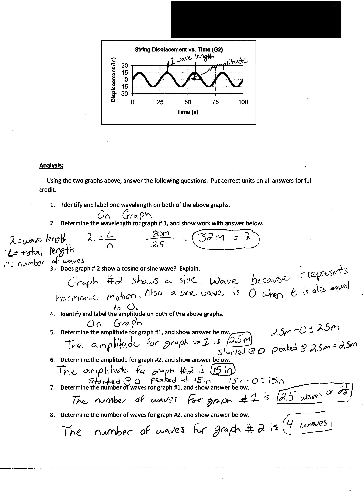 Length Lab Answer Key