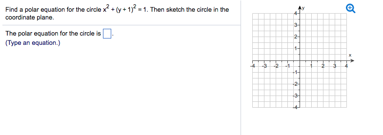 Solved Find a polar equation for the circle x2 +(y+ 1)2-1. | Chegg.com