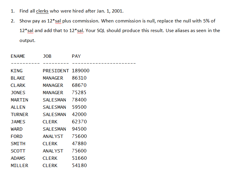 Solved Drop Table Dept Cascade Constraints Drop Table Em...  Chegg.com