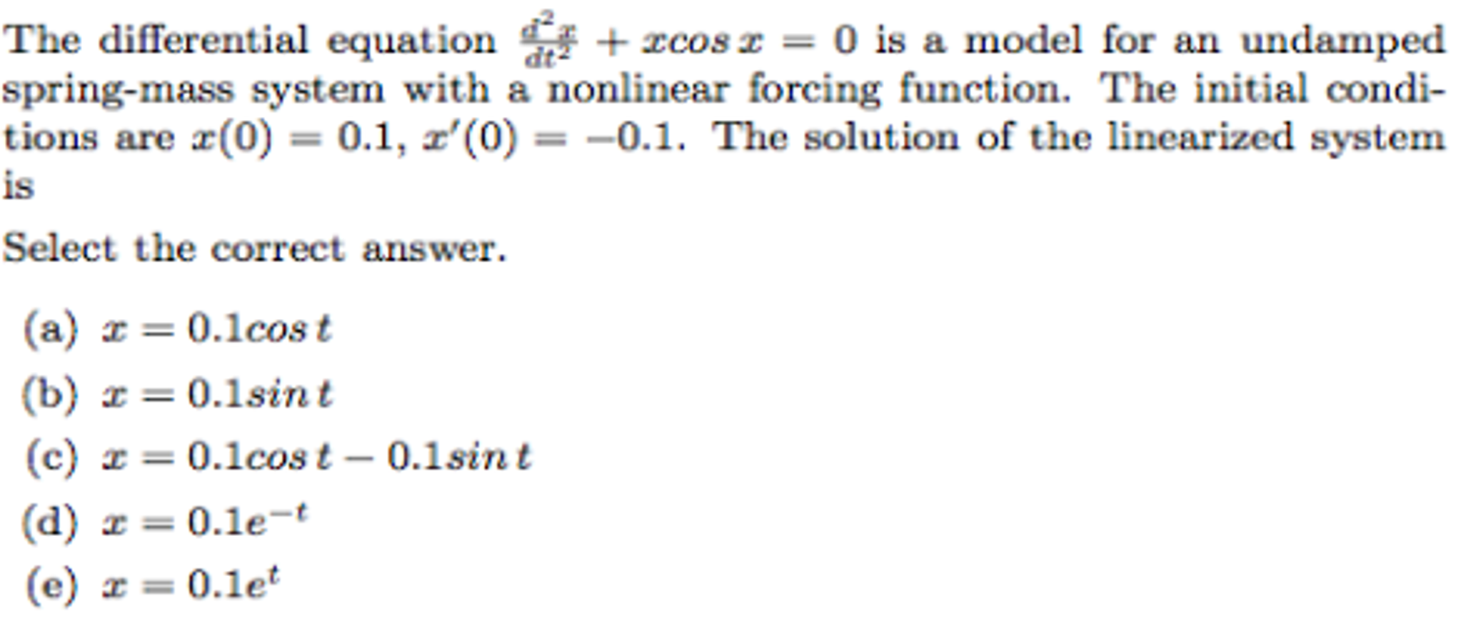 solved-the-differential-equation-d-2x-dt-2-xcosx-0-is-a-chegg