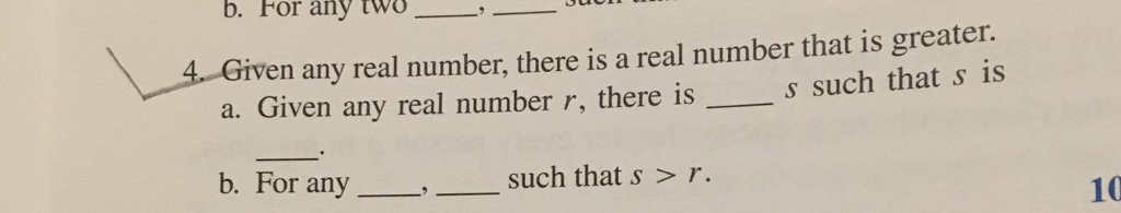 Solved Fill In The Blanks Using A Variable Or Variables To | Chegg.com