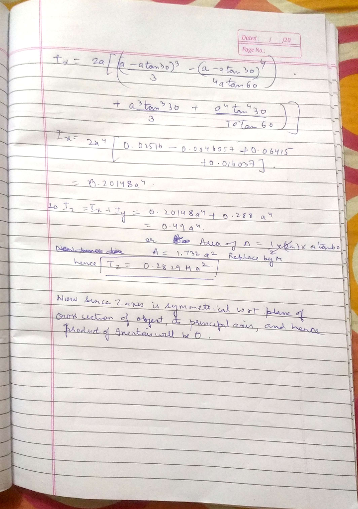 (Solved) - A triangular prism (like a box of Toblerone) of mass M ...