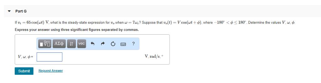 Solved Consider the RC filter shown in (Figure 1). Part A | Chegg.com