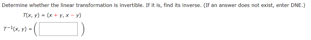 Solved Determine whether the linear transformation is | Chegg.com