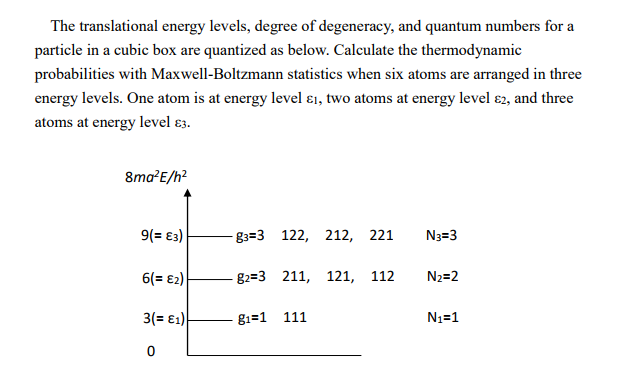  Get Answer The Translational Energy Levels Degree Of Degeneracy 