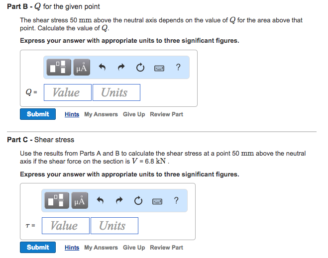 Solved tem 16 Learning Goal: To calculate the shear stress | Chegg.com