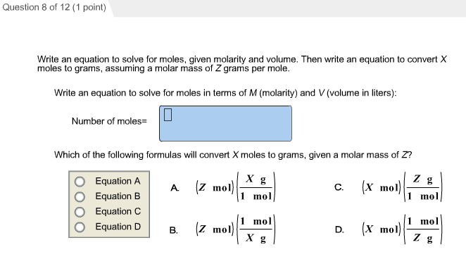 Grams per mole conversion hotsell