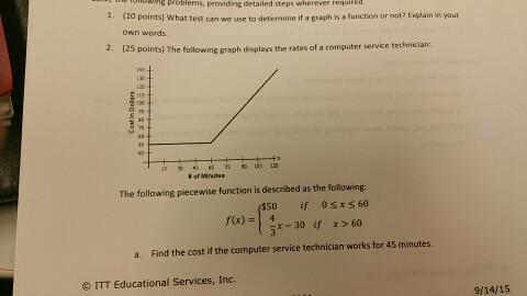 Solved What test can we use to determine if a graph is a | Chegg.com