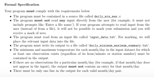 Solved write a C program that does the following only using | Chegg.com