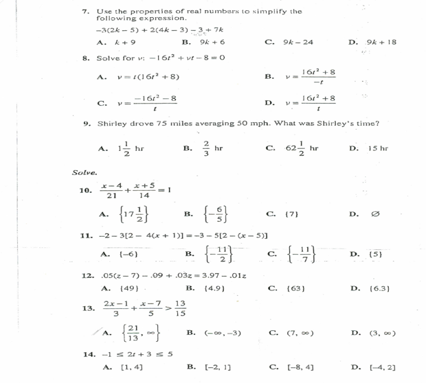 Solved Use the properties of real numbers to simplify the | Chegg.com