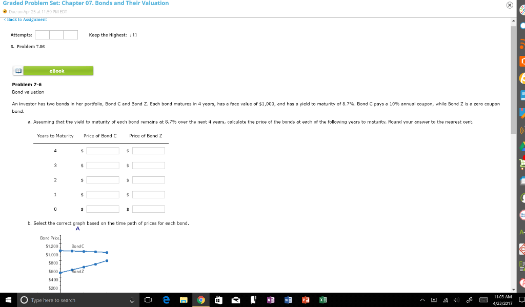  Solved An Investor Has Two Bonds In Her Portfolio Bond C An 