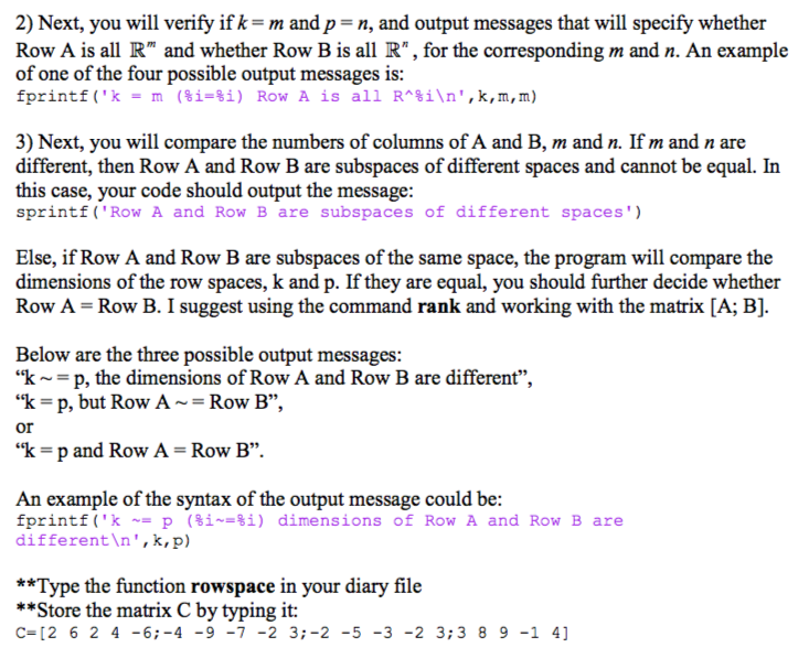 Hi this question is about Computational Linear Chegg