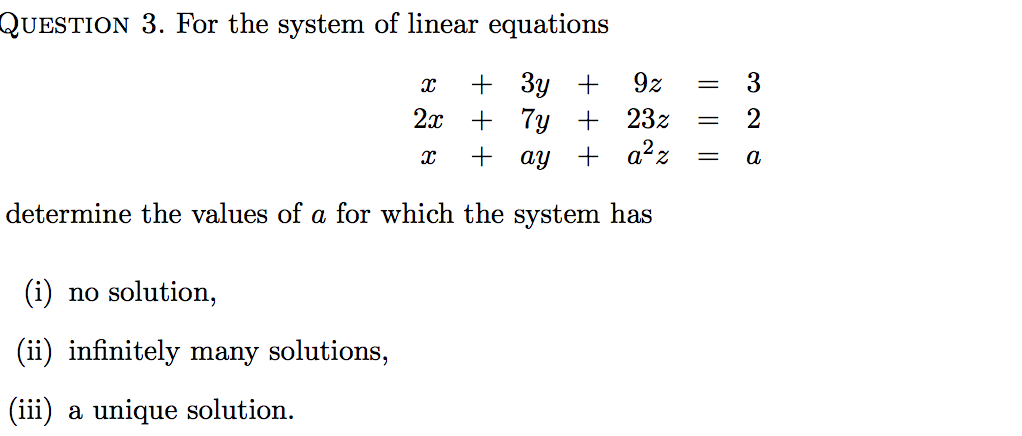 system of equations solver with constants