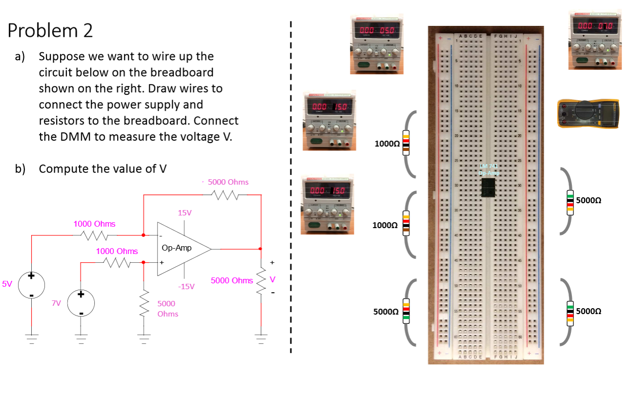 Solved Problem 2 A) Suppose We Want To Wire Up The Circuit | Chegg.com