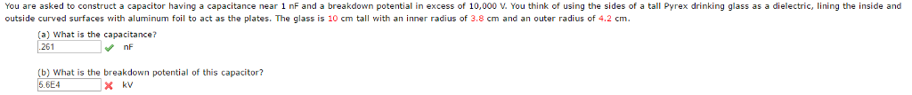 Solved You are asked to construct a capacitor having a | Chegg.com