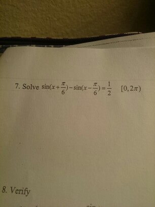 6sin 1 x 2 6x 8.5 )= pi