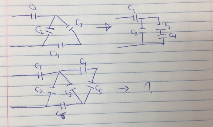 Solved What will be the simpler version of this capacitor | Chegg.com
