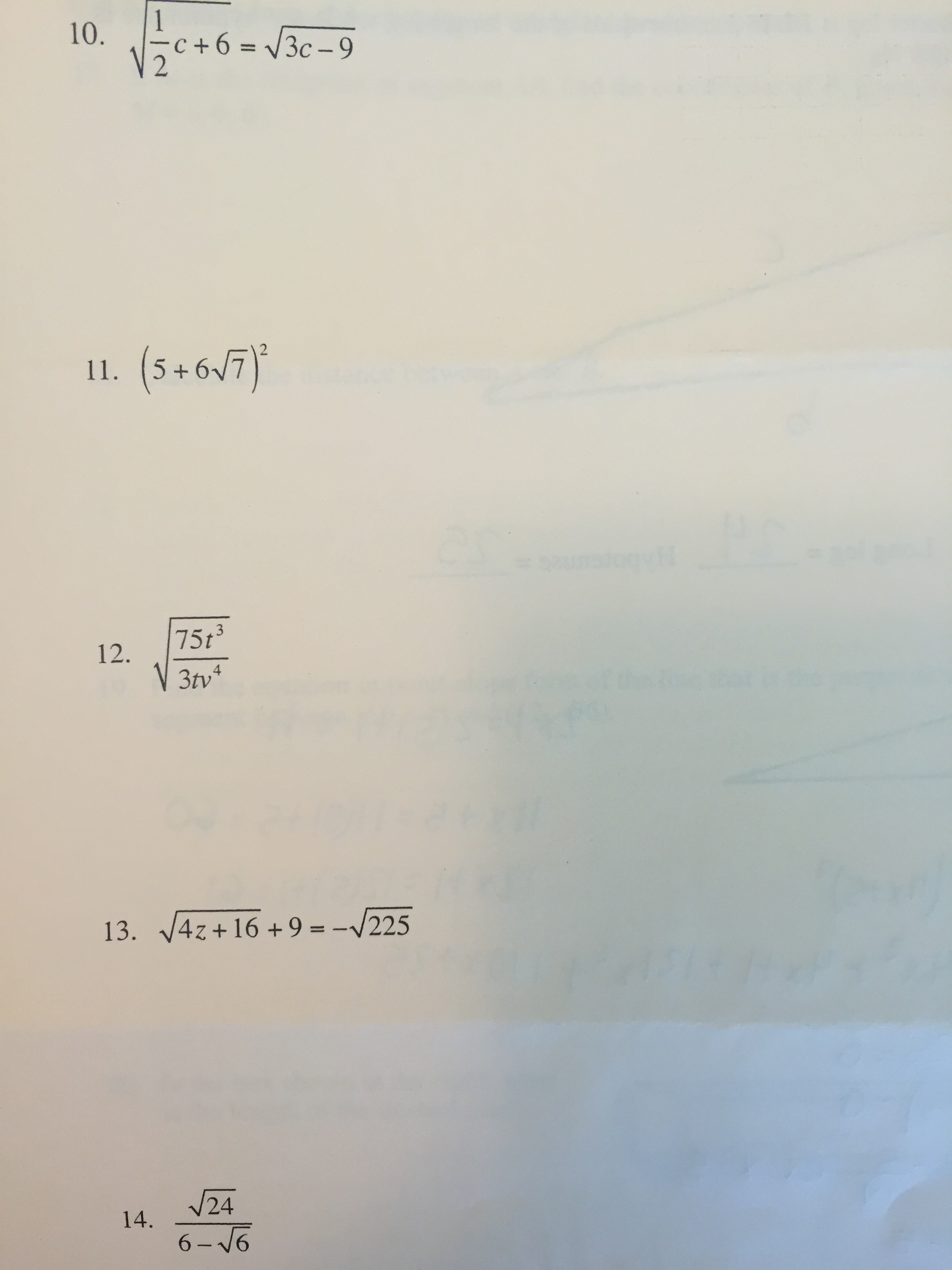 simplify 15 root 6 minus root 216 root 96