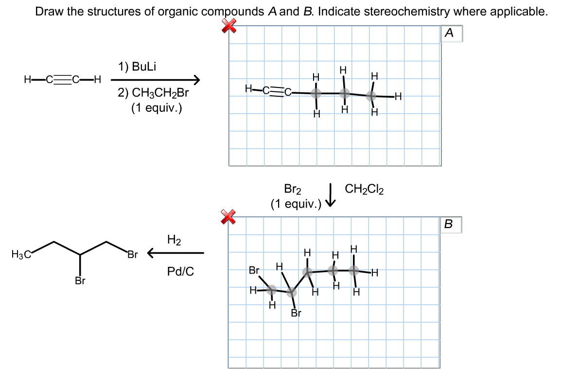 Solved Draw the structures of organic compounds A and B. | Chegg.com