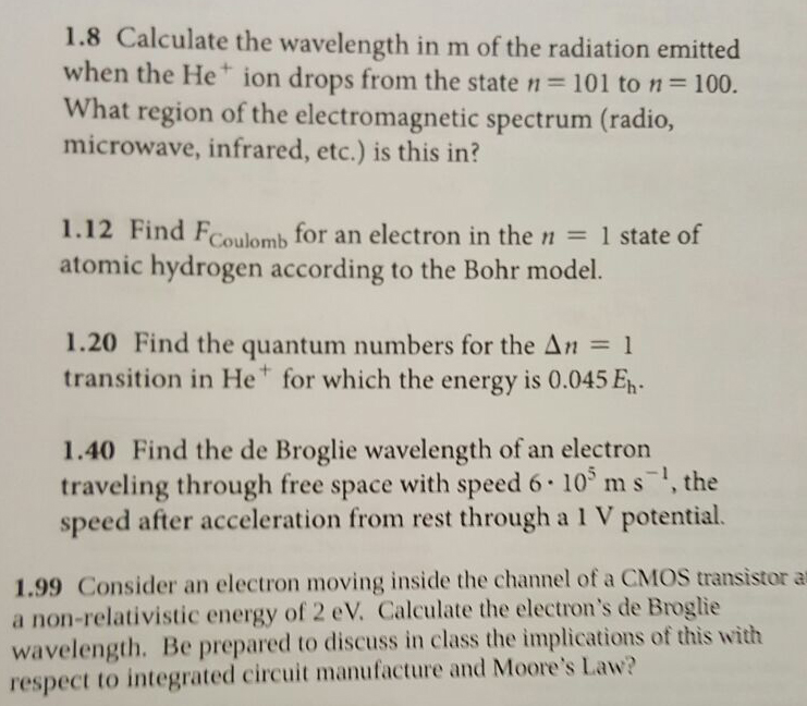 Solved Calculate the wavelength in m of the radiation | Chegg.com