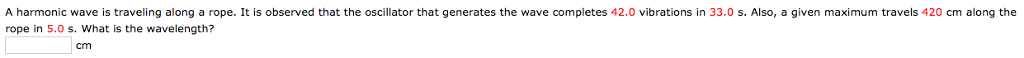 Solved A harmonic wave is traveling along a rope. It is | Chegg.com