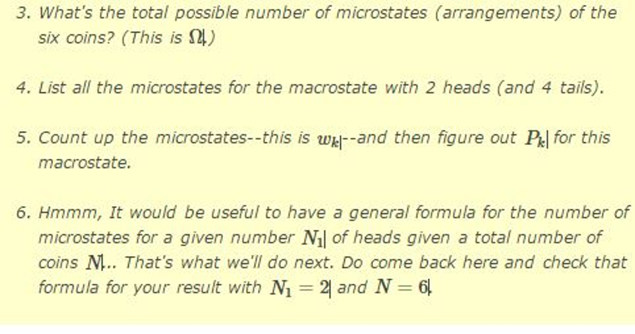 Solved What's The Total Possible Number Of Microstates | Chegg.com