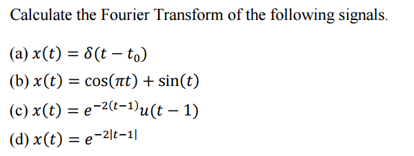 fourier transform calculator