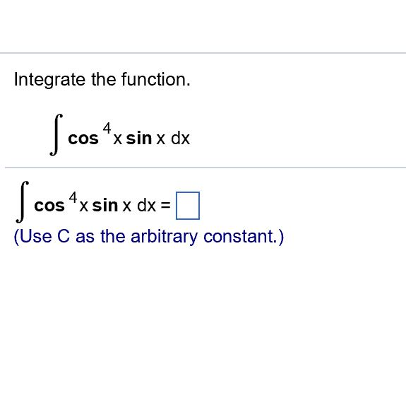 integrate sin 4x cos 2 x dx