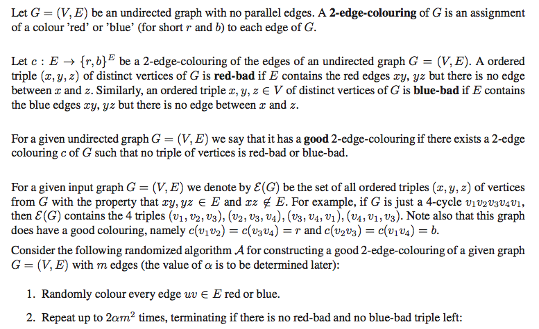 Let G = (V, E) Be An Undirected Graph With No | Chegg.com