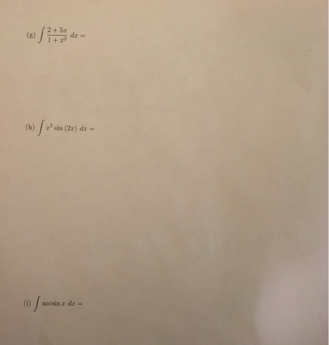 integration of sin 5x 2 sin x 2 dx