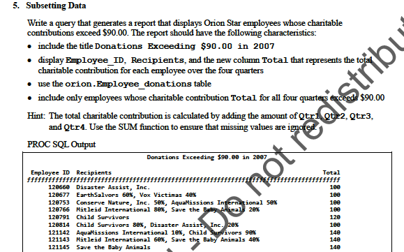 Solved 2. Calculating a Column Write a query that generates | Chegg.com